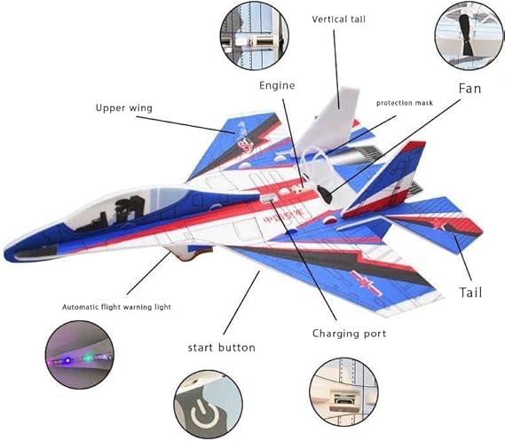 Electric Foam Plane Fighter
