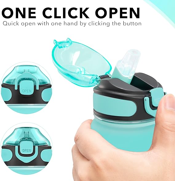 Time Marked Water Bottle for Fitness Gym Outdoor