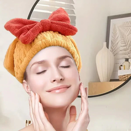 Microfiber Hair Drying Cap (Imported Quality)