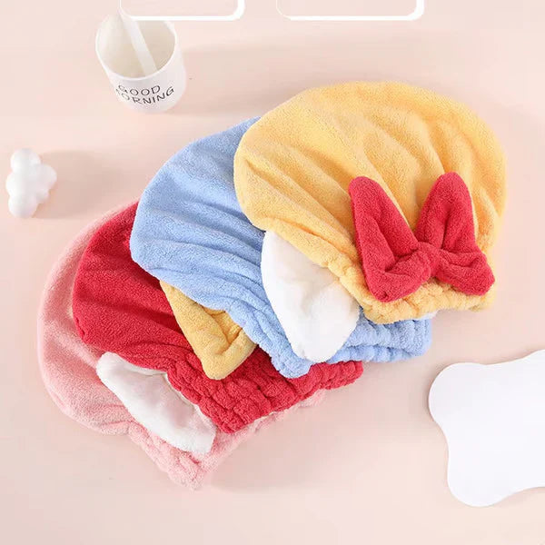 Microfiber Hair Drying Cap (Imported Quality)