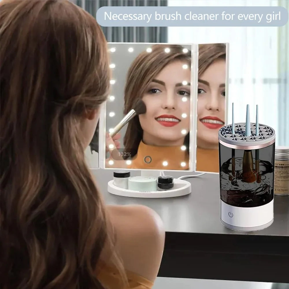 ELECTRIC MAKEUP BRUSH CLEANER