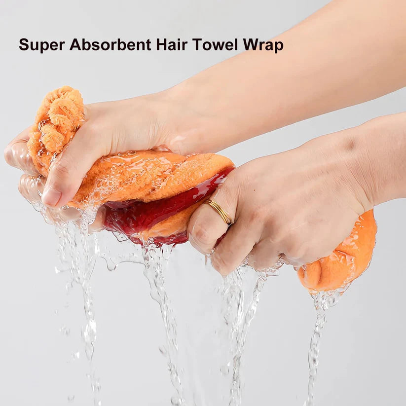 Microfiber Hair Drying Cap (Imported Quality)