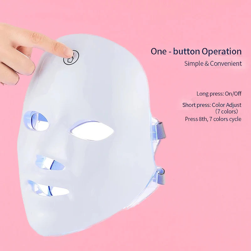 7 Colors LED Facial Mask