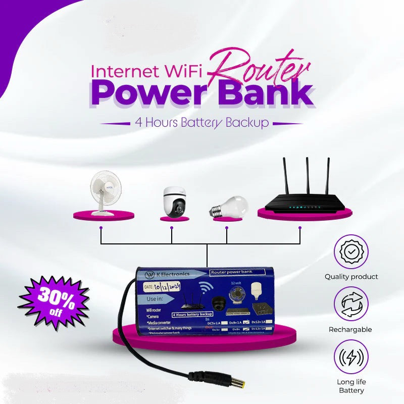 WiFi Router Power Bank