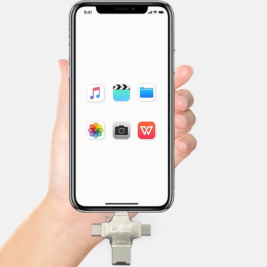 Multifunction 4 In 1 Card Reader