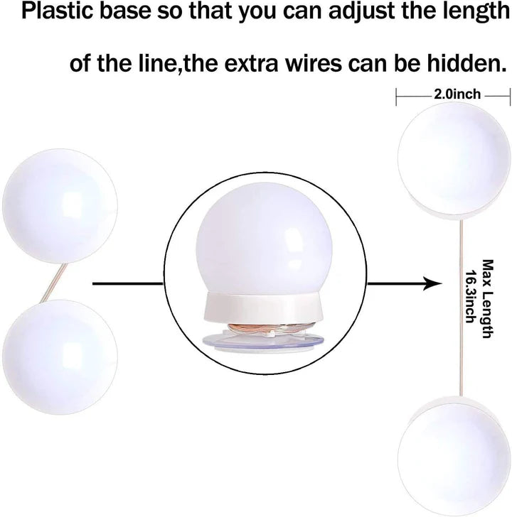 LED Vanity Mirror Lights [Pack of 10 Bulbs]