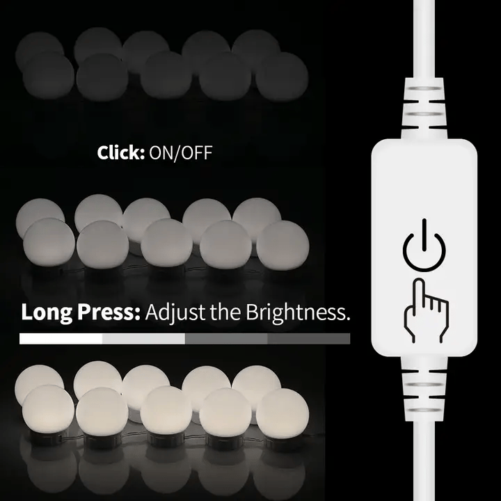LED Vanity Mirror Lights [Pack of 10 Bulbs]