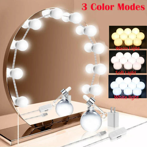 LED Vanity Mirror Lights [Pack of 10 Bulbs]